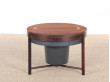 Bar table basse scandinave en palissandre de Rio