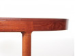 Grande table scandinave ovale en teck 6/12 pers