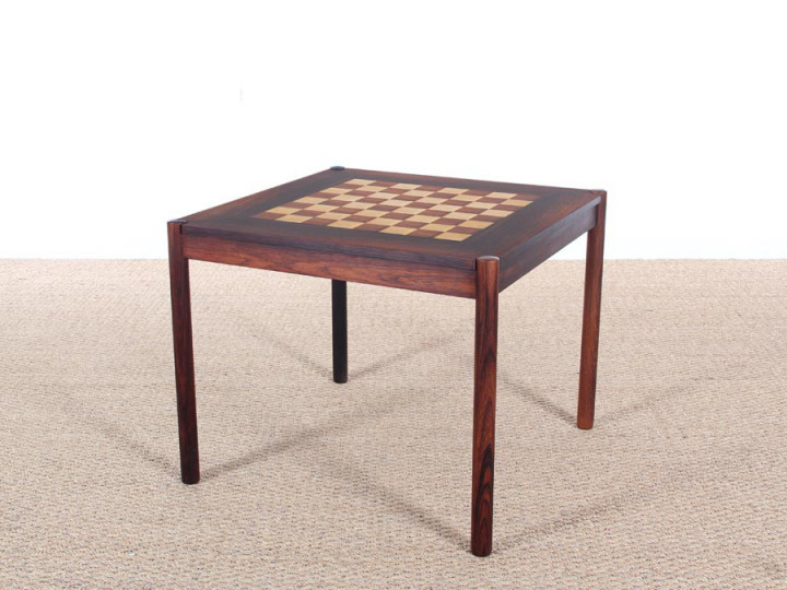 Danish mid-century modern coffee-chest table in Rio rosewood 
