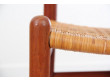 Cow horn chair in teak by Hans Wegner for Johannes hansen