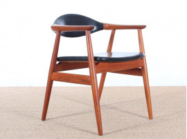 Danish mid-century modern pair in teak by Erik Kirkegaard