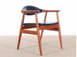 Danish mid-century modern pair in teak by Erik Kirkegaard