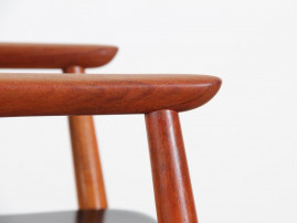 Danish mid-century modern pair in teak by Erik Kirkegaard