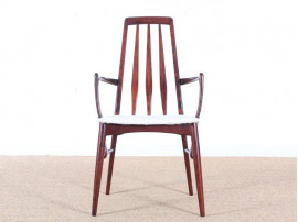 Pair of scandinavian mahogany armchair model Eva