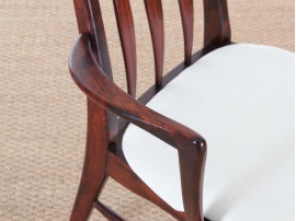 Pair of scandinavian mahogany armchair model Eva