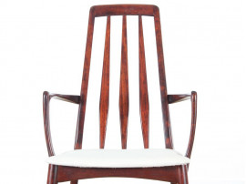 Pair of scandinavian mahogany armchair model Eva