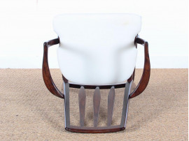 Pair of scandinavian mahogany armchair model Eva