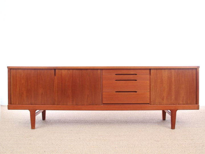 Danish mid-century modern sideboard in teak