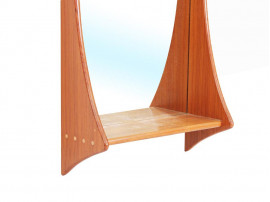 Scandinavian mirror in teak