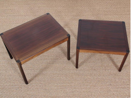 Danish mid-century modern nesting tables in  rosewood