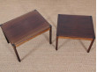 Danish mid-century modern nesting tables in  rosewood