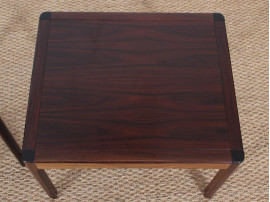 Danish mid-century modern nesting tables in  rosewood