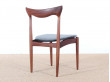 Set of 4 scandinavian chairs in teak designed by Henry Walter Klein