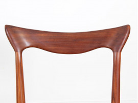 Set of 4 scandinavian chairs in teak designed by Henry Walter Klein