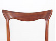 Set of 4 scandinavian chairs in teak designed by Henry Walter Klein