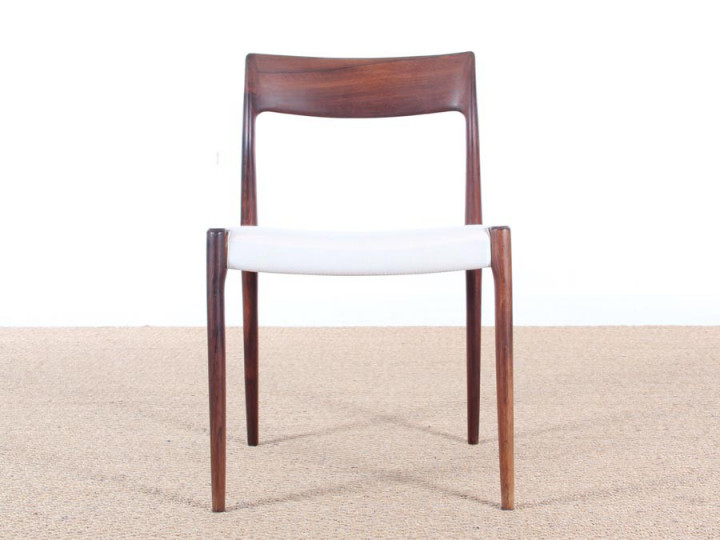 Set of six J. L. Moller Rio rosewood Dining Chairs