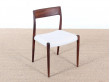 Set of six J. L. Moller Rio rosewood Dining Chairs