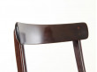 Suite de 6 chaises scandinaves en palissandre de Rio modèle 77 