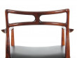 Mid-Century Modern Danish  set  of 4 dining chairs in Rio rosewood  by Johannes Andersen