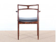 Mid-Century Modern Danish  set  of 4 dining chairs in Rio rosewood  by Johannes Andersen