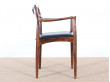 Mid-Century Modern Danish  set  of 4 dining chairs in Rio rosewood  by Johannes Andersen