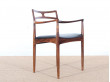 Mid-Century Modern Danish  set  of 4 dining chairs in Rio rosewood  by Johannes Andersen