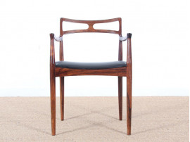 Mid-Century Modern Danish  set  of 4 dining chairs in Rio rosewood  by Johannes Andersen