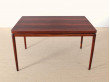 Mid-Century Modern Danish  dining table in Rio rosewood  by Johannes Andersen
