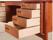 Grand bureau scandinave en teck