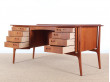 Grand bureau scandinave en teck