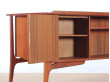 Grand bureau scandinave en teck