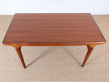 Table de repas scandinave 4/8 pers. en teck