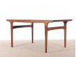 Mid-Century Modern Danish  dining table in teak  by Johannes Andersen