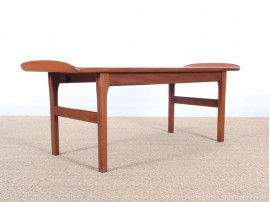 Scandinavian coffee table in teak