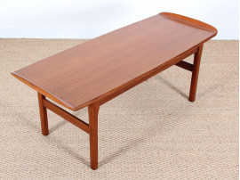 Scandinavian coffee table in teak