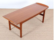 Scandinavian coffee table in teak