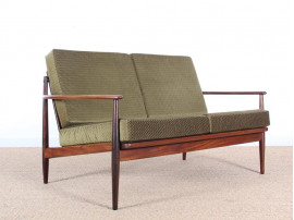 Danish modern 2 seats sofa in teak 