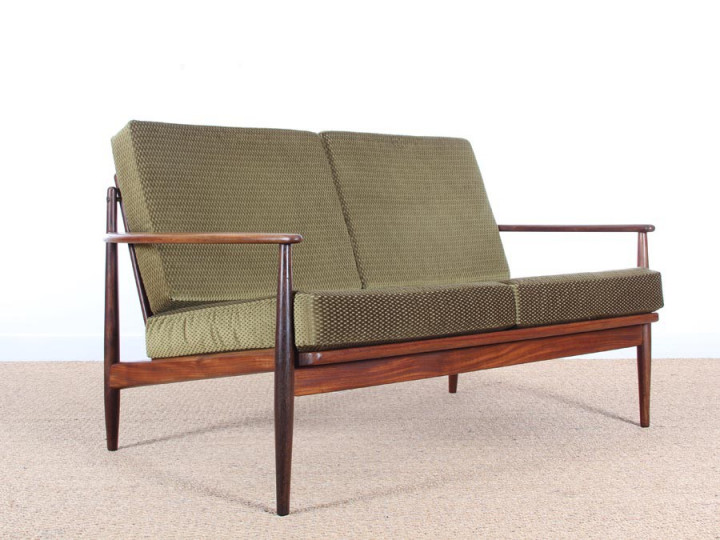 Danish modern 2 seats sofa in teak 