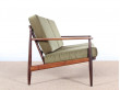 Danish modern 2 seats sofa in teak 