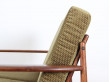 Danish modern 2 seats sofa in teak 