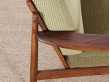 Danish modern pair of lounge chairs in teak 