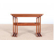 Scandinavian nesting tables in teak (1950)