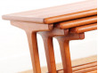 Scandinavian nesting tables in teak (1950)