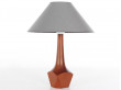 Small Scandinavian desk lamp in teak