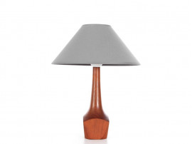 Small Scandinavian desk lamp in teak