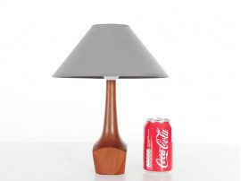 Small Scandinavian desk lamp in teak