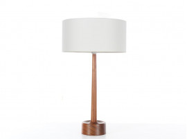 Scandinavian desk lamp in teak
