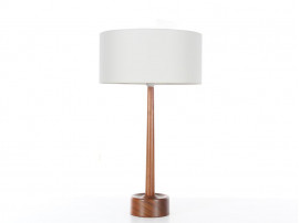 Grande lampe scandinave en teck