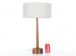 Scandinavian desk lamp in teak