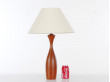 Grande lampe scandinave en teck